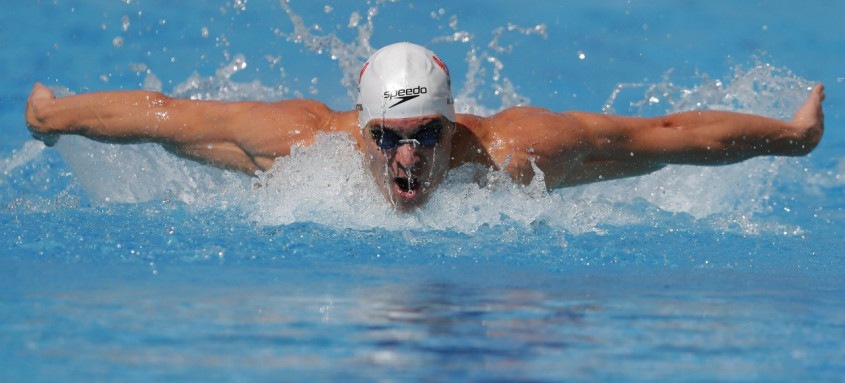 Na prova dos 100m borboleta desta quinta-feira o brasileiro Nicholas Santos só foi superado pelo sul-africano Chad Le Clos