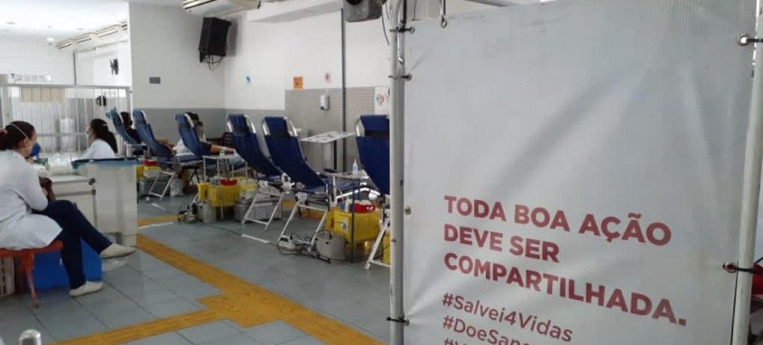 Ação foi promovida pela CCR Barcas e o Hemorio, para contribuir com o abastecimento dos bancos de sangue