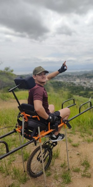 Aos 24 anos, Daniel Rangel teve a oportunidade de participar do Projeto Montanha para Todos com ajuda de amigos e da Julietti