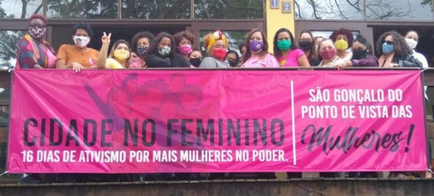 Movimento fortalece candidaturas femininas e cobra ações para suprir demandas das mulheres em São Gonçalo - Foto: Divulgação Movimento fortalece candidaturas femininas e cobra ações para suprir demandas das mulheres em São Gonçalo