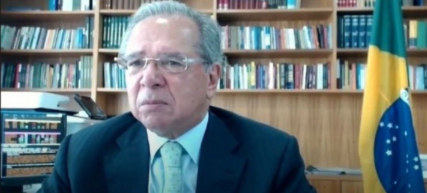 Paulo Guedes participou de evento virtual de comércio exterior