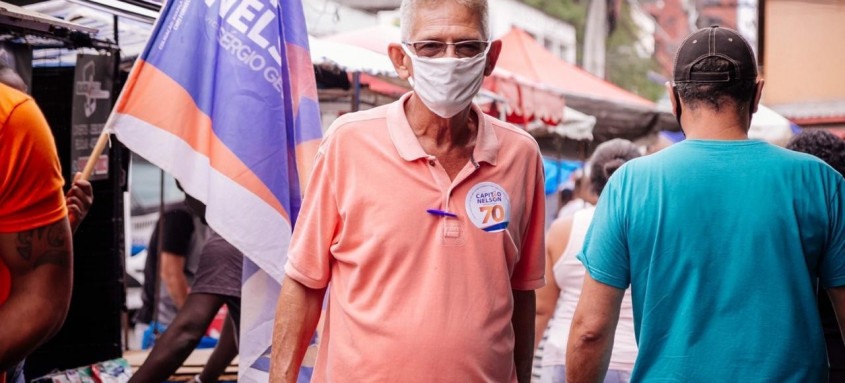 Nas vésperas da eleição, candidato focou sua campanha nos lojistas e trabalhadores informais - Foto: Maria Costa Nas vésperas da eleição, candidato focou sua campanha nos lojistas e trabalhadores informais