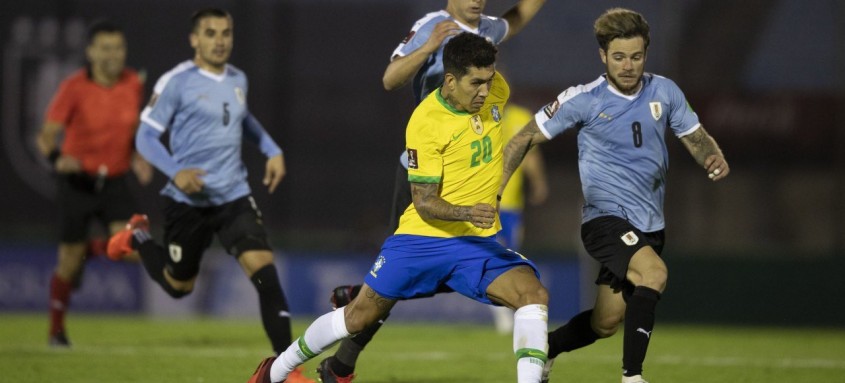 Brasil e Uruguai se enfrentaram na noite de terça-feira em Montevidéu pelas Eliminatórias Sul-Americanas - Foto: Lucas Figueiredo / CBF Brasil e Uruguai se enfrentaram na noite de terça-feira em Montevidéu pelas Eliminatórias Sul-Americanas