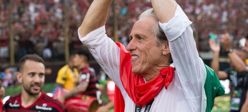 Sob o comando de Jorge Jesus, o Flamengo conquistou no ano passado seu segundo título da Taça Libertadores - Foto: Alexandre Vidal / Flamengo Sob o comando de Jorge Jesus, o Flamengo conquistou no ano passado seu segundo título da Taça Libertadores
