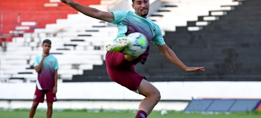 Por conta de lesões, Martinelli pode seguir entre os titulares do Fluminense - Foto: Mailson Santana / Fluminense Por conta de lesões, Martinelli pode seguir entre os titulares do Fluminense
