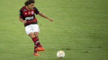 William Arão, que marcou o gol do Fla aos 47 minutos do segundo tempo, perdeu sua cobrança de pênalti Alexandre Vidal / Flamengo