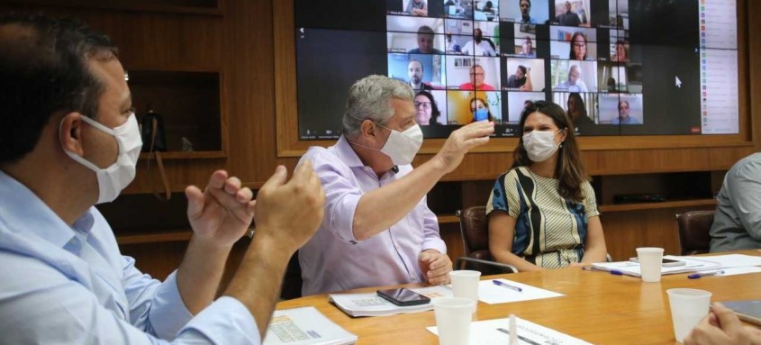 Um assunto de destaque foi a mobilização de todos os órgãos da prefeitura no enfrentamento da pandemia do novo coronavírus - Foto: Luciana Carneiro / Prefeitura de Niterói Um assunto de destaque foi a mobilização de todos os órgãos da prefeitura no enfrentamento da pandemia do novo coronavírus