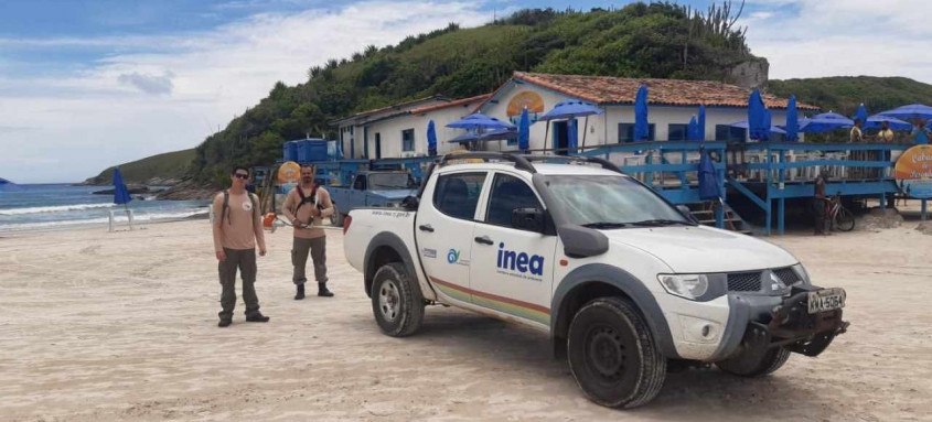 O Morro do Vigia, entre as praias do Peró e das Conchas, recebeu as primeiras placas de sinalização do Inea