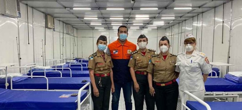 São 12 novos leitos para pacientes de covid-19 destinados a bombeiros ativos, inativos, seus dependentes e pensionistas - Foto: Divulgação São 12 novos leitos para pacientes de covid-19 destinados a bombeiros ativos, inativos, seus dependentes e pensionistas