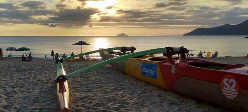 A tripulação planeja velejar cerca de 30 até 35 milhas náuticas por dia, a depender do vento e condições do mar - Foto: Douglas Moura / Instagram A tripulação planeja velejar cerca de 30 até 35 milhas náuticas por dia, a depender do vento e condições do mar