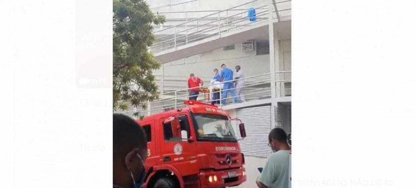 Fogo atingiu o Hospital e Clínica São Gonçalo na tarde de quinta-feira. Uma pessoa morreu
