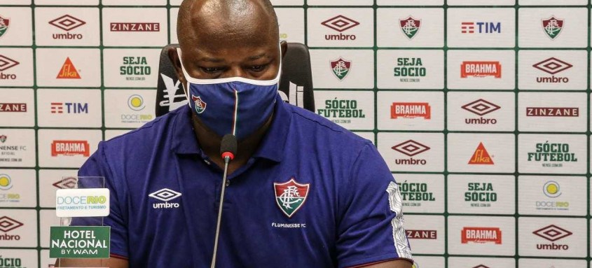 Técnico Marcão segue sem vencer no comando do Fluminense. Em três jogos foram duas derrotas e um empate - Foto: Lucas Merçon / Fluminense Técnico Marcão segue sem vencer no comando do Fluminense. Em três jogos foram duas derrotas e um empate