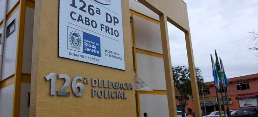 A ocorrência foi registrada no domingo, na 126ª DP (Cabo Frio)