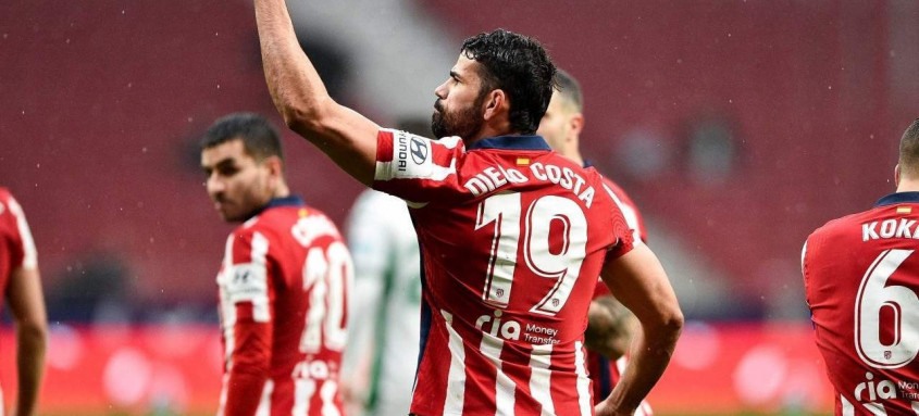 Diego Costa deixou o Atlético de Madrid nesta semana e está livre no mercado - Foto: Reprodução do Twitter / Atlético de Madrid Diego Costa deixou o Atlético de Madrid nesta semana e está livre no mercado