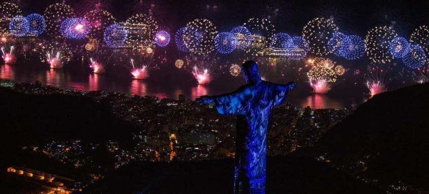 Queima de fogos na praia de Copacabana, Réveillon Rio 2019 