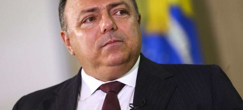O ministro da Saúde, Eduardo Pazuello