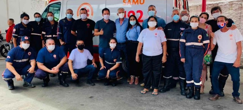 Atualmente, o SAMU conta com nove viaturas, sete na base do Centro e duas na unidade descentralizada em Vista Alegre - Foto: Divulgação Atualmente, o SAMU conta com nove viaturas, sete na base do Centro e duas na unidade descentralizada em Vista Alegre