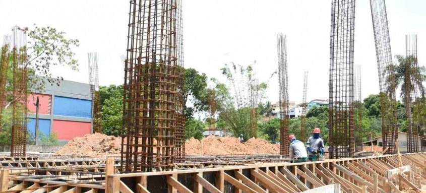 Previsão é que o Mercado do Produtor esteja pronto no segundo semestre - Foto: Anselmo Mourão/Divulgação Prefeitura de Maricá Previsão é que o Mercado do Produtor esteja pronto no segundo semestre