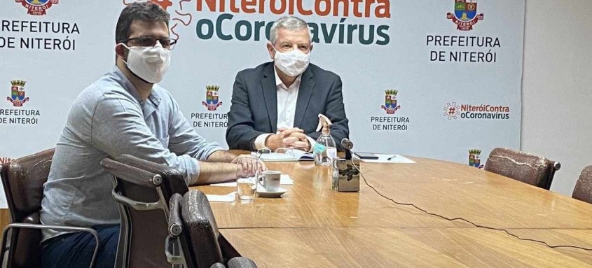 Rodrigo Oliveira, secretário de saúde de Niterói, afirma que toda logística de vacinação já está pronta - Foto: Reprodução do Twitter Rodrigo Oliveira, secretário de saúde de Niterói, afirma que toda logística de vacinação já está pronta
