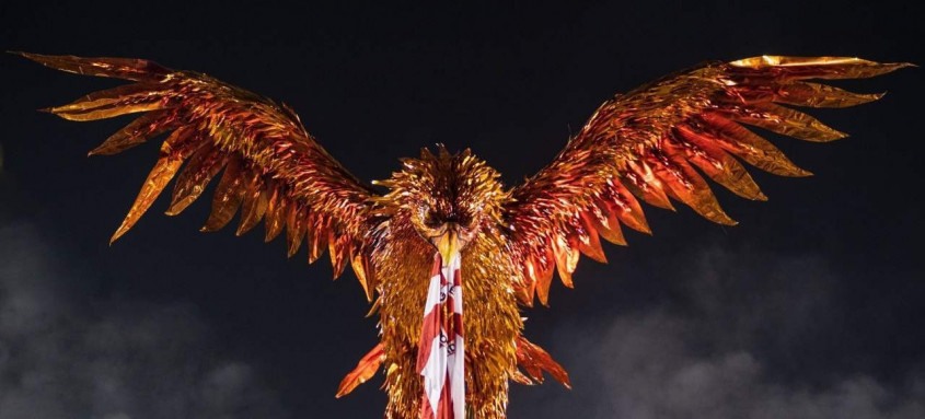 Alegoria da Fênix, no desfile da Unidos do Viradouro 2019, enredo Alegoria da Fênix, no desfile da Unidos do Viradouro 2019, enredo