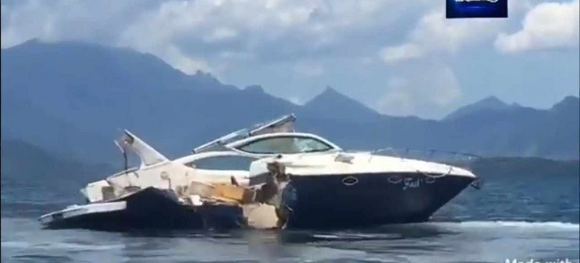 Além das vítimas, o choque entre duas lanchas em Angra dos Reis deixou quatro feridos - Foto: Reprodução do Twitter / Camará Tem Voz Além das vítimas, o choque entre duas lanchas em Angra dos Reis deixou quatro feridos