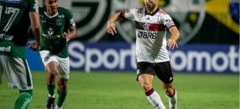 O meia Diego foi um dos principais destaques do rubro-negro na partida - Foto: Alexandre Vidal / Flamengo O meia Diego foi um dos principais destaques do rubro-negro na partida