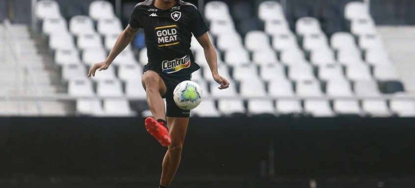 Pedro Raul tem a missão de fazer os gols do Botafogo hoje no Nilton Santos