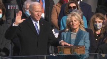 Diferente de seu antecessor Donald Trump, Joe Biden adotou um tom conciliador em seu discurso de posse Reprodução de Vídeo