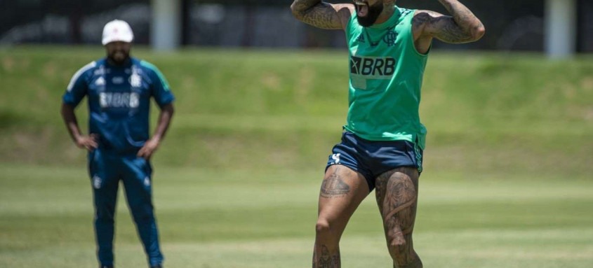 Vitória sobre o Palmeiras deu um novo gás para o Flamengo de Gabigol - Foto: Alexandre Vidal / Flamengo Vitória sobre o Palmeiras deu um novo gás para o Flamengo de Gabigol