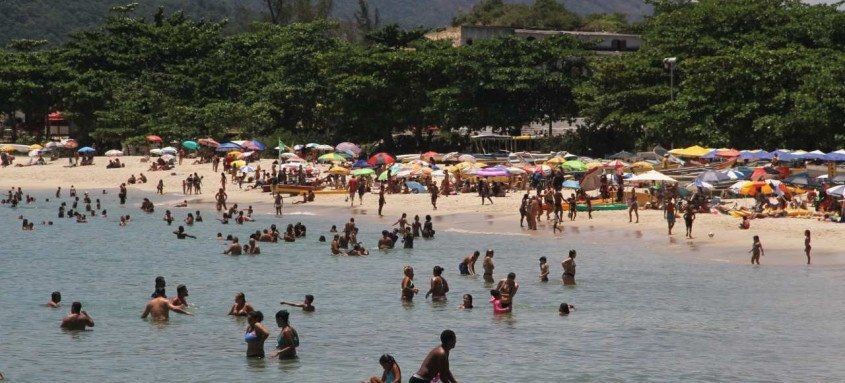 Na Praia de Itaipu, a semana foi de grande movimentação, em especial no dia 20, dia de São Sebastião e feriado no município do Rio de Janeiro