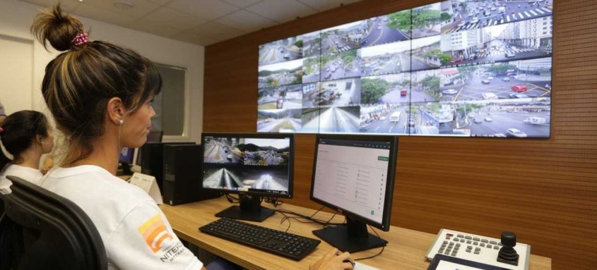 O sistema de monitoramento de túneis está em fase de instalação - Foto: Luciana Carneiro/Prefeitura de Niterói O sistema de monitoramento de túneis está em fase de instalação