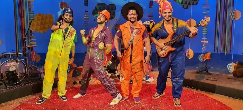 Grupo niteroiense Violúdico faz show infantil de carnaval hoje, na TV Brasil