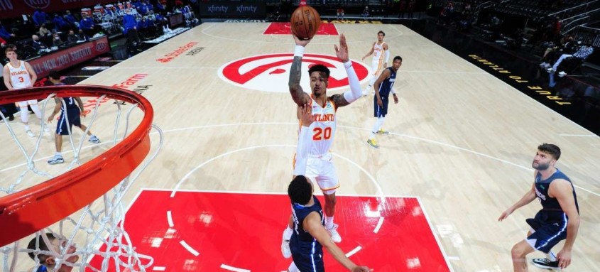 A State Farm Arena, onde será disputado o All-Star Game, é a casa dos Hawks - Foto: Reprodução do Twitter / Atlanta Hawks A State Farm Arena, onde será disputado o All-Star Game, é a casa dos Hawks