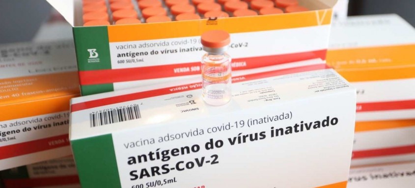 Serão distribuídas 173.500 segundas doses da vacina
CoronaVac em todo o estado