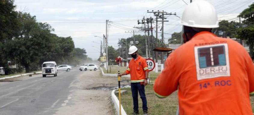 Com 13,5 Km, a rodovia é um dos principais acessos ao Porto de Itaguaí