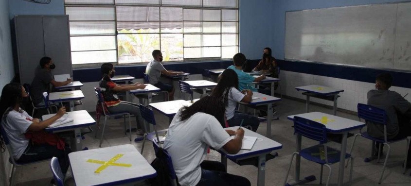 A Secretaria de Educação irá adotar um rigoroso plano de contingência em caso de contaminação no ambiente escolar - Foto: Lucas Alvarenga / Prefeitura de São Gonçalo A Secretaria de Educação irá adotar um rigoroso plano de contingência em caso de contaminação no ambiente escolar