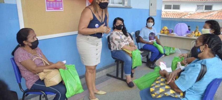 Evento da semana da mulher segue até amanhã no Polo Sanitário, no Zé Garoto - Foto: Divulgação / Prefeitura de São Gonçalo Evento da semana da mulher segue até amanhã no Polo Sanitário, no Zé Garoto