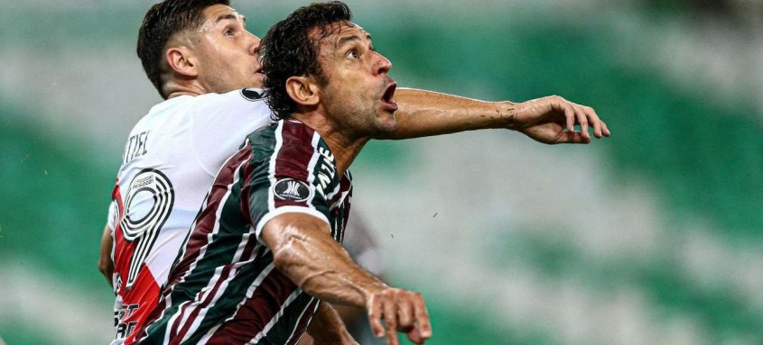 Fred fez o gol que evitou a derrota do Fluminense na estreia da Taça Libertadores