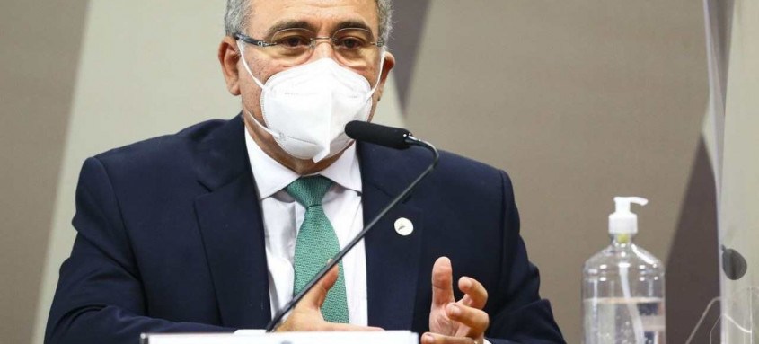 O atual ministro da Saúde, Marcelo Queiroga, prestou depoimento ontem à CPI da Pandemia, no Senado