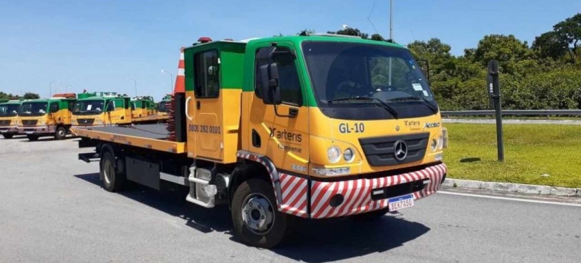 Concessionária atua 24h por dia garantindo a trafegabilidade da rodovia. Acionamentos para atendimento mecânico e retirada de objeto da pista estão entre as maiores demandas da equipe de operações - Foto: Divulgação Concessionária atua 24h por dia garantindo a trafegabilidade da rodovia. Acionamentos para atendimento mecânico e retirada de objeto da pista estão entre as maiores demandas da equipe de operações