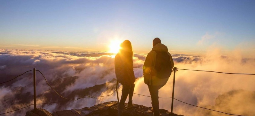 Pico do Areeiro, na Ilha da Madeira, é uma das belas atrações turísticas