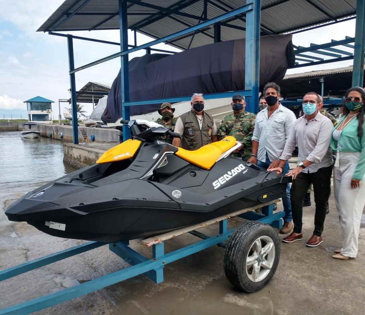 Moto aquática para fiscalizações marÃtimas em Mangaratiba - Foto: Divulgação/Prefeitura de Mangaratiba Moto aquática para fiscalizações marÃtimas em Mangaratiba