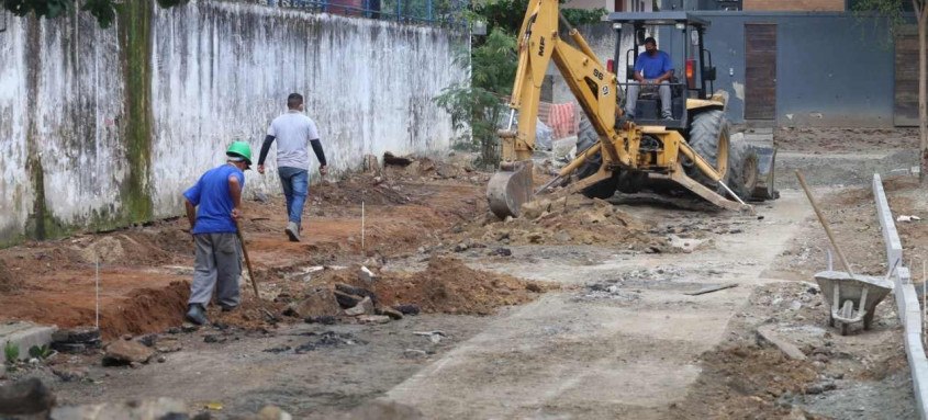 Ao todo, 21 ruas dos bairros de Matapaca, Vila Progresso e Jardim América vão receber drenagem e pavimentação