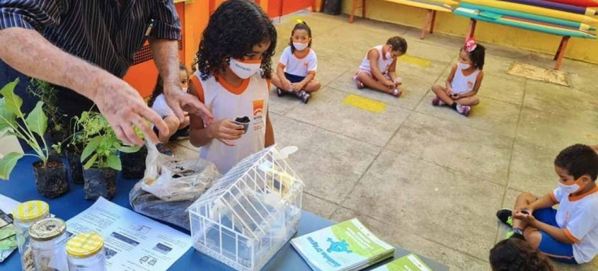 Atividades voltadas para o meio ambiente nas escolas municipais de Niterói - Foto: Divulgação/Prefeitura de Niterói Atividades voltadas para o meio ambiente nas escolas municipais de Niterói