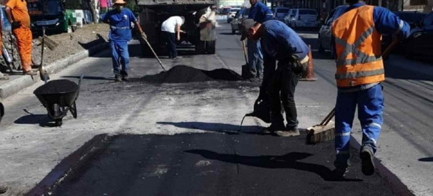 Obras em São Gonçalo: mais uma etapa foi finalizada na última semana