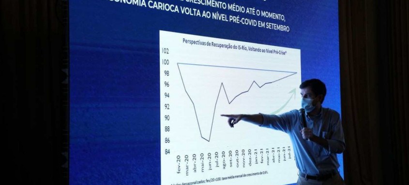 Economia do Rio deve melhorar até setembro. Previsão está no Boletim Econômico do Rio de Janeiro, divulgado ontem
- Foto: Fabio Motta/Prefeitura do Rio Economia do Rio deve melhorar até setembro. Previsão está no Boletim Econômico do Rio de Janeiro, divulgado ontem