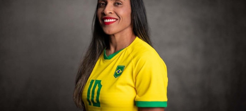 A Rainha Marta disputará sua quinta Olimpíadas defendendo a Seleção Brasileira