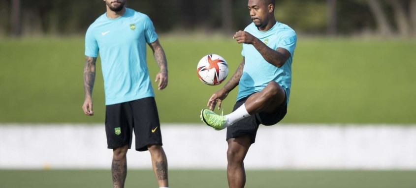 O atacante Malcom foi uma das novidades do treinamento da Seleção Brasileira em Yokohama - Foto: Lucas Figueiredo / CBF O atacante Malcom foi uma das novidades do treinamento da Seleção Brasileira em Yokohama