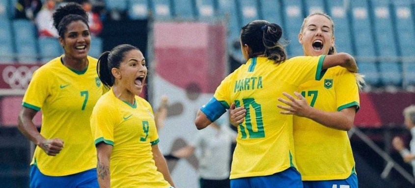 Após o triunfo no estádio de Miyagi, na cidade de Rufu, as brasileiras garantiram os três primeiros pontos do Grupo F - Foto: Divulgação/ CBF Após o triunfo no estádio de Miyagi, na cidade de Rufu, as brasileiras garantiram os três primeiros pontos do Grupo F