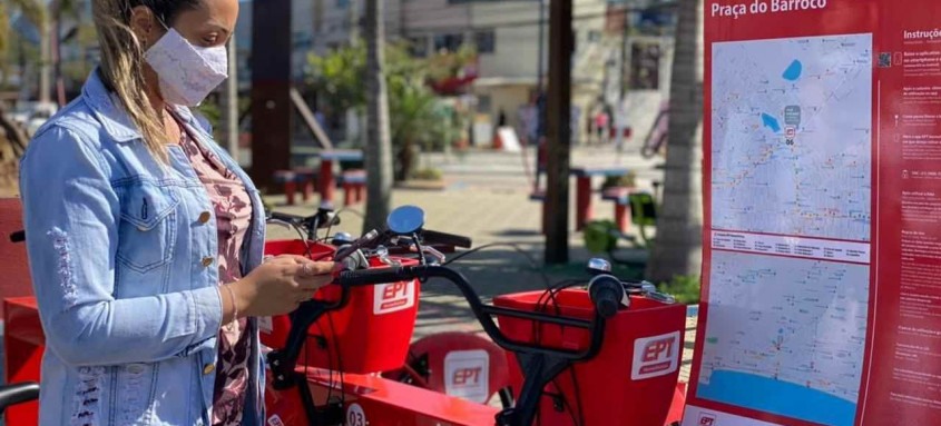 Bikes aumentaram o fluxo de pessoas na região, beneficiando os estabelecimentos comerciais presentes no entorno